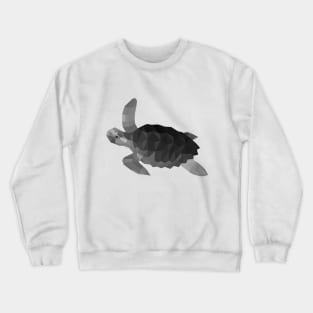 Grey Geometric Turtle Crewneck Sweatshirt